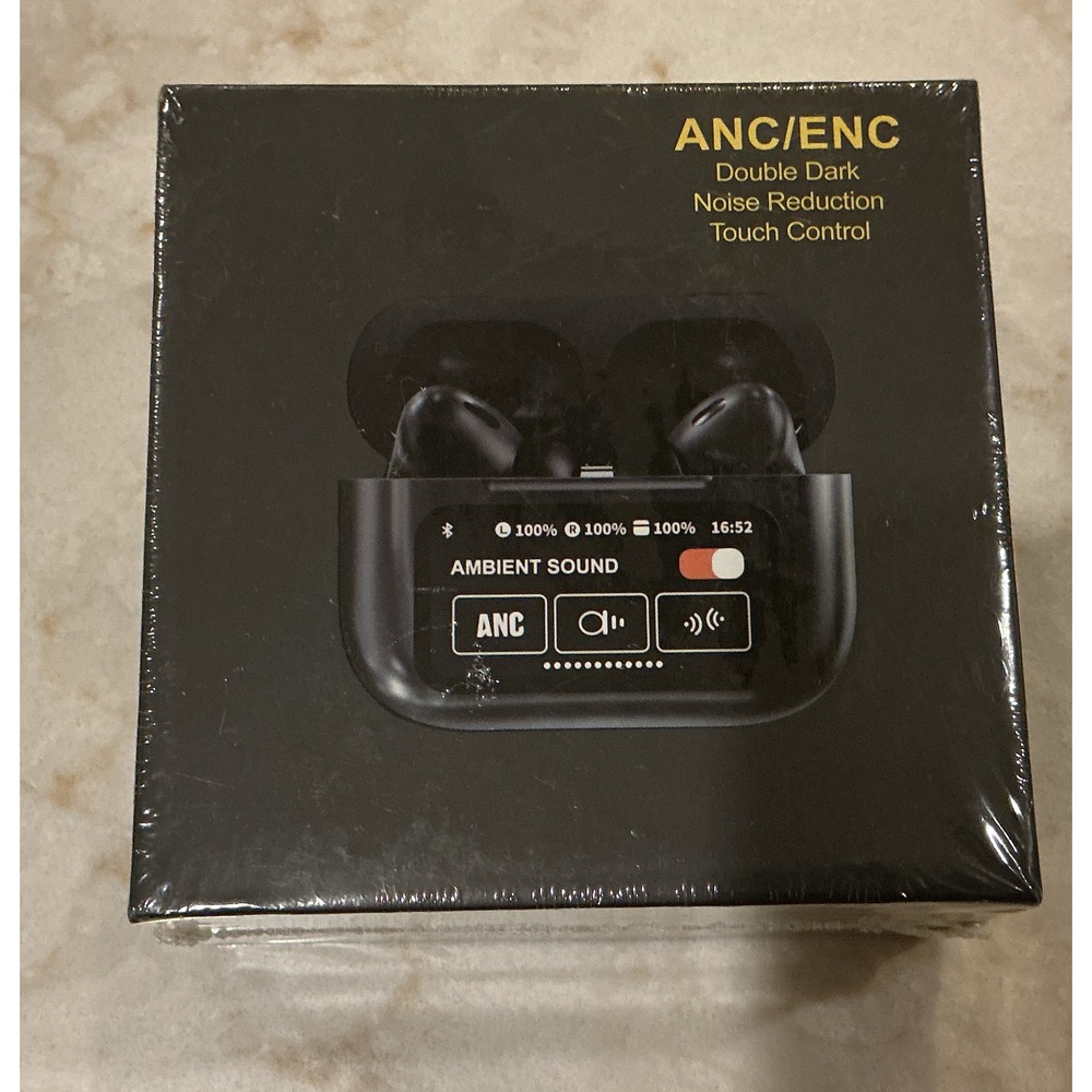 ANC/ENC Double Dark Noise Reduction Touch Control‎ Wireless Earbuds Headphones